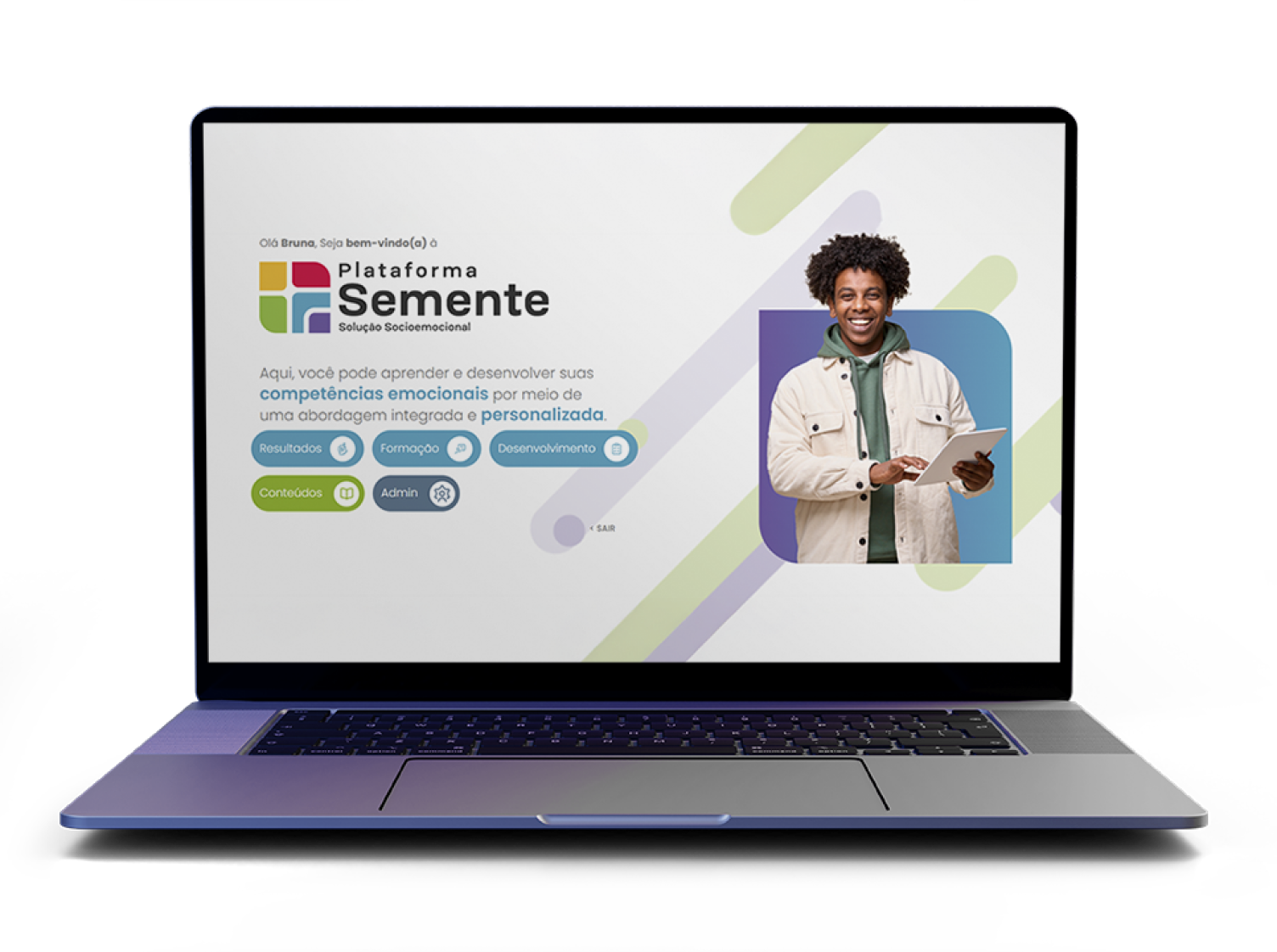 Laptop - Semente Educação - Transformando conteúdo em negócios.